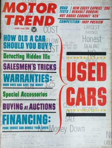 MOTOR TREND 1965 JUNE - CAPRICE 396, WRIST-TWIST, 426